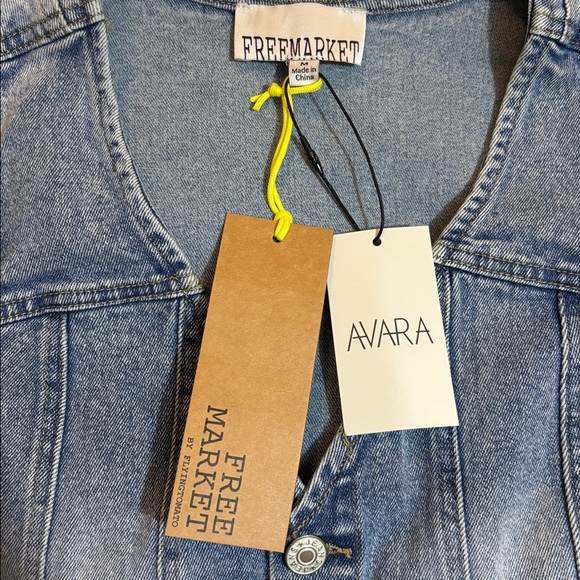 Flying Tomato Women's Denim wide leg Overalls - Picture 7 of 10